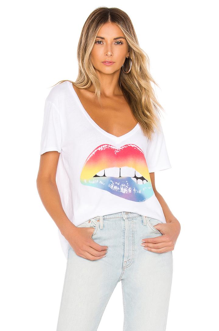 Cruz Rainbow Lip Tee