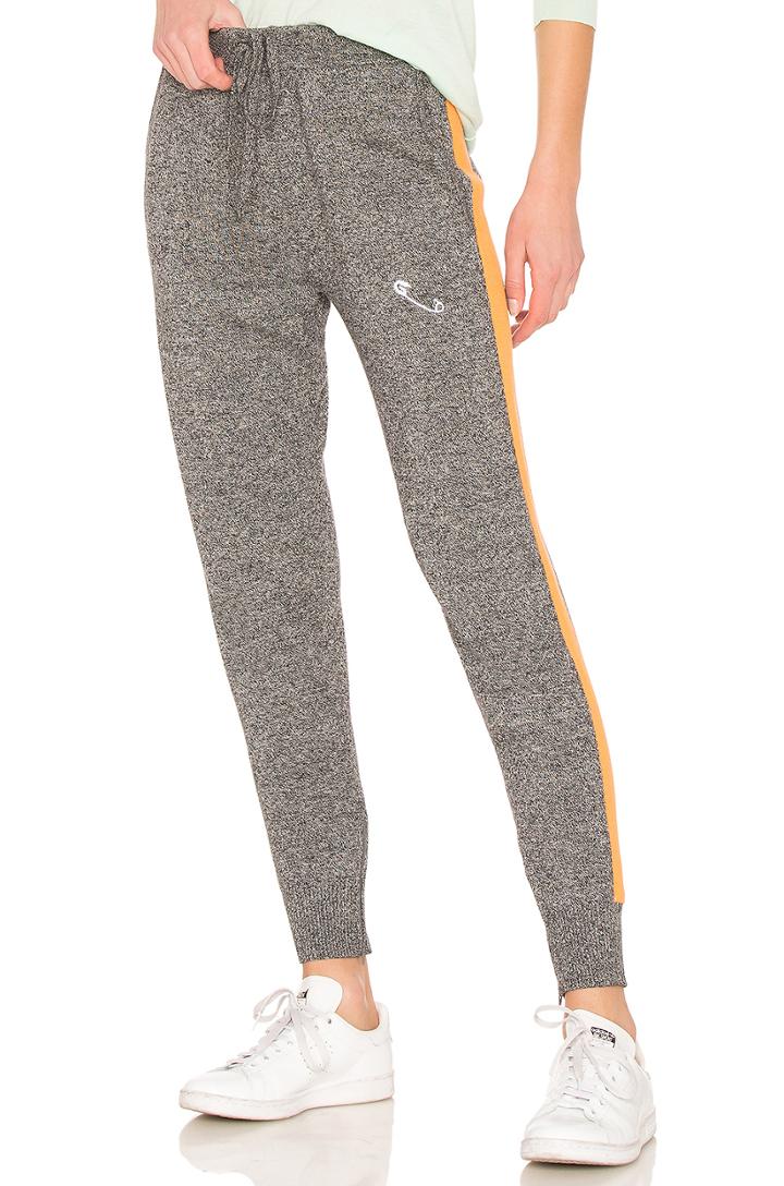 Safety Pin Embroidery Sweatpant