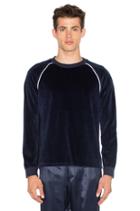 Velour Raglan Sweatshirt