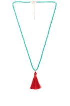 Bali Beaded Tassel Necklace