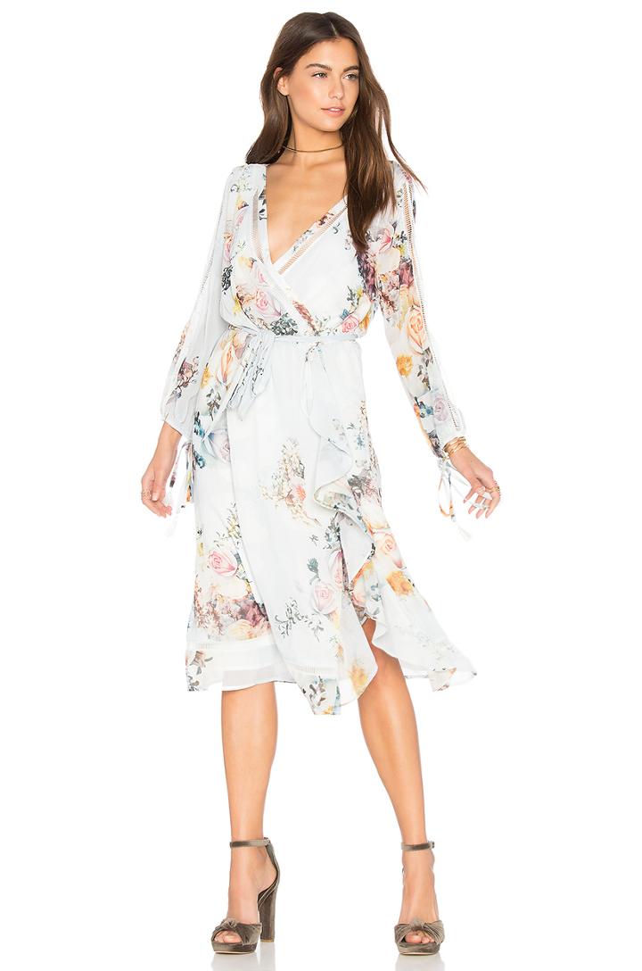 Primrose Split Sleeve Midi Dress