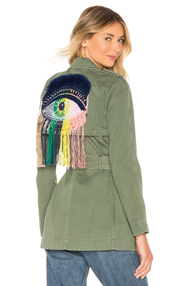 Eye C U Trench Coat
