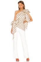 One Shoulder Bow Blouse