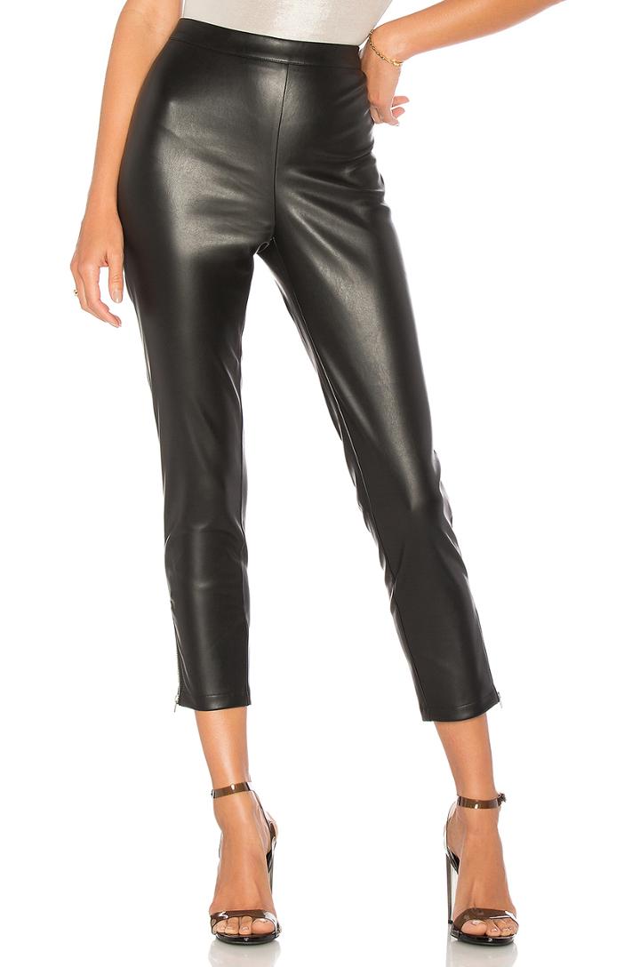 Nelly Side Zip Faux Leather Pant