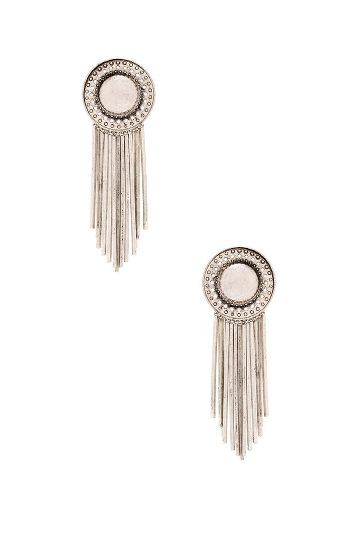 Fringe Disc Earring