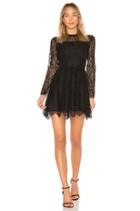 Black Paradise Lace Fit And Flare Dress