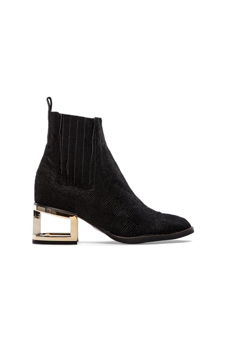 Dempsy Bootie With Cow Hair