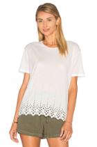 Eyelet Hem Tee