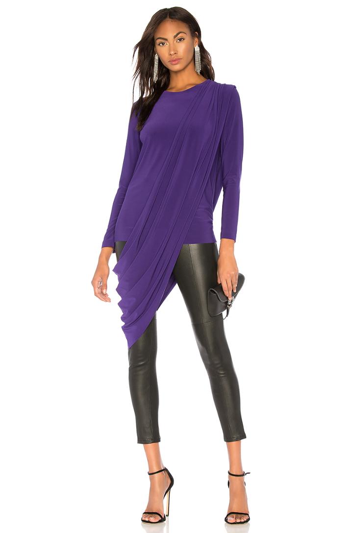 Long Sleeve Draped Top