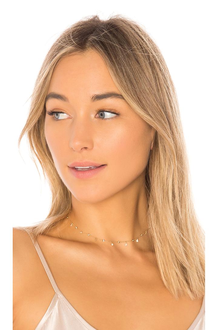 Pear Drop Shaker Necklace