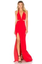 X Revolve Cut Out Plunge Gown