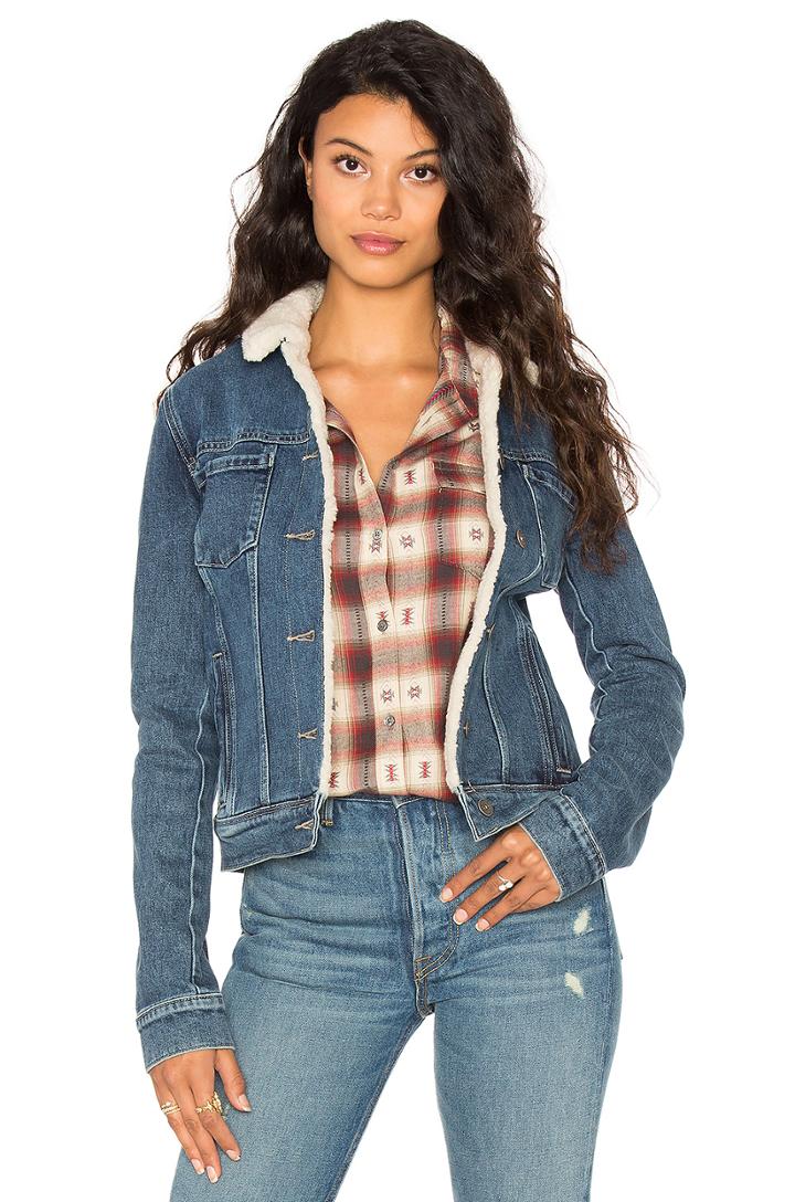 Leo Jacket With Faux Fur Trim