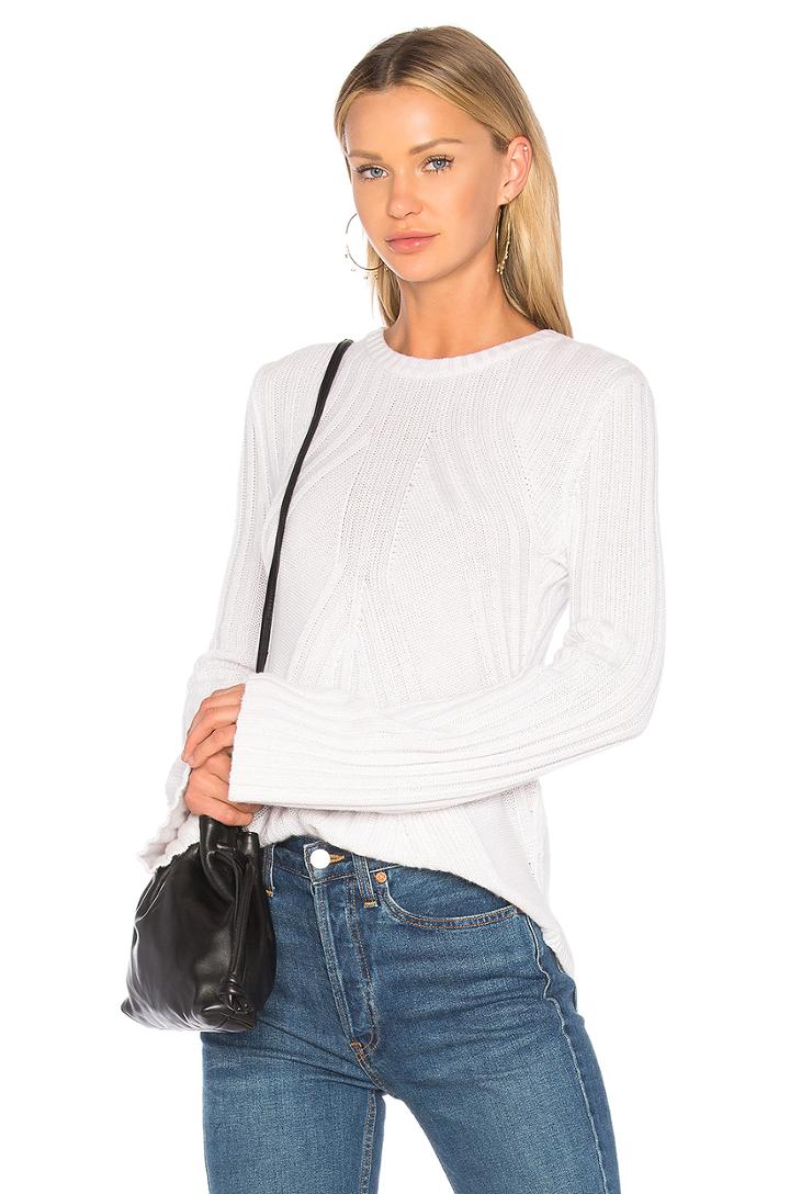 Ribbed Flare Sweater