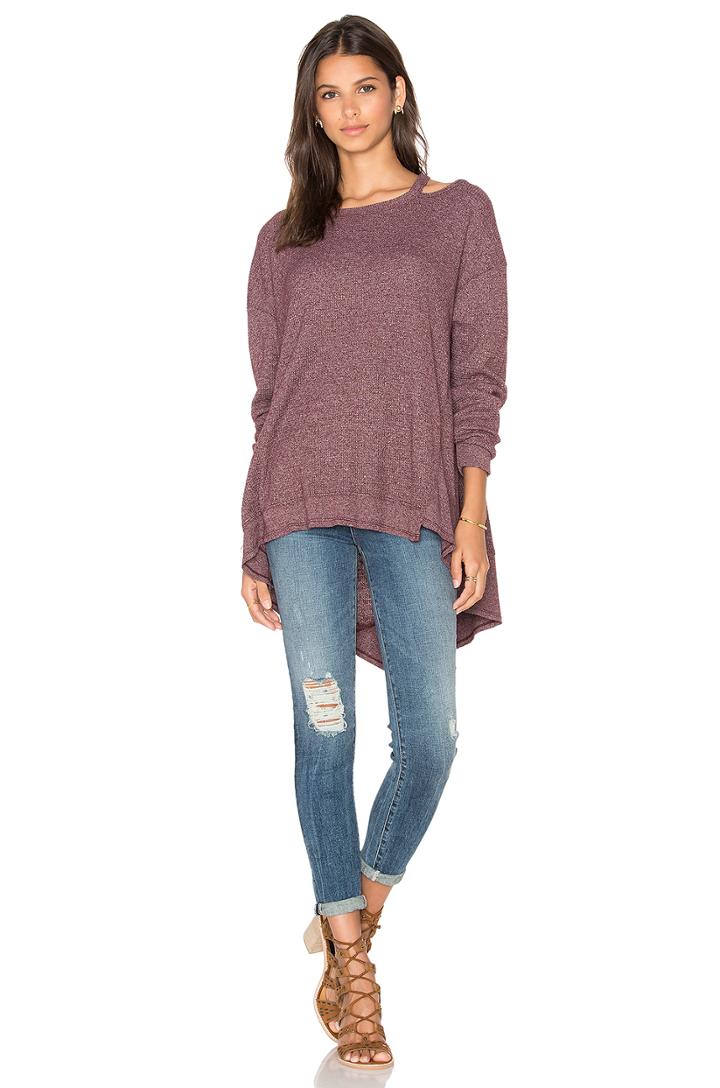 Open Neck Slouchy Big Back Slant Top