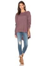Open Neck Slouchy Big Back Slant Top