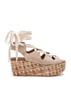 Lace Up Platform Sandal