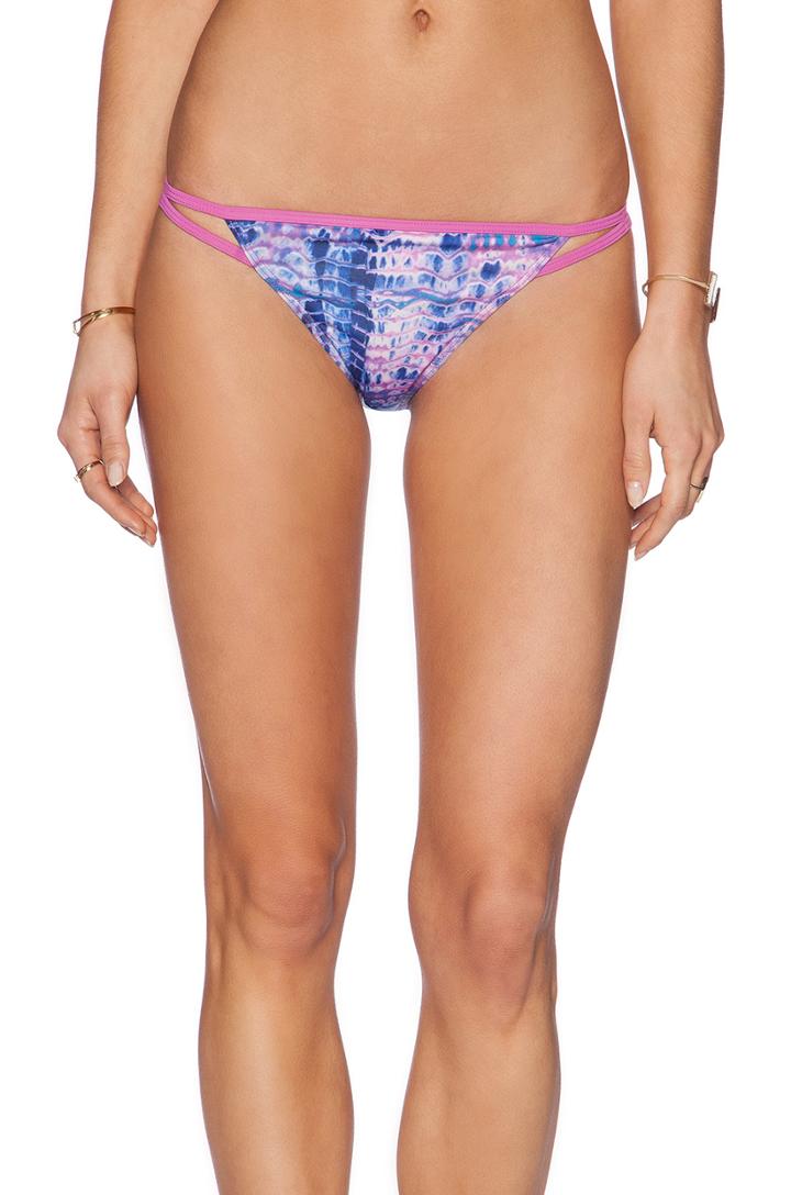 Tie Dye Keyhole Bikini Bottom