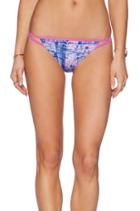 Tie Dye Keyhole Bikini Bottom