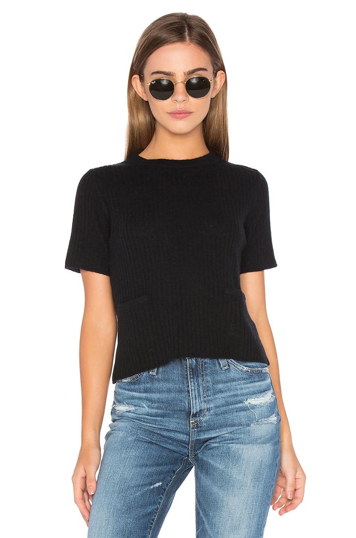 Ribbed Boxy Tee