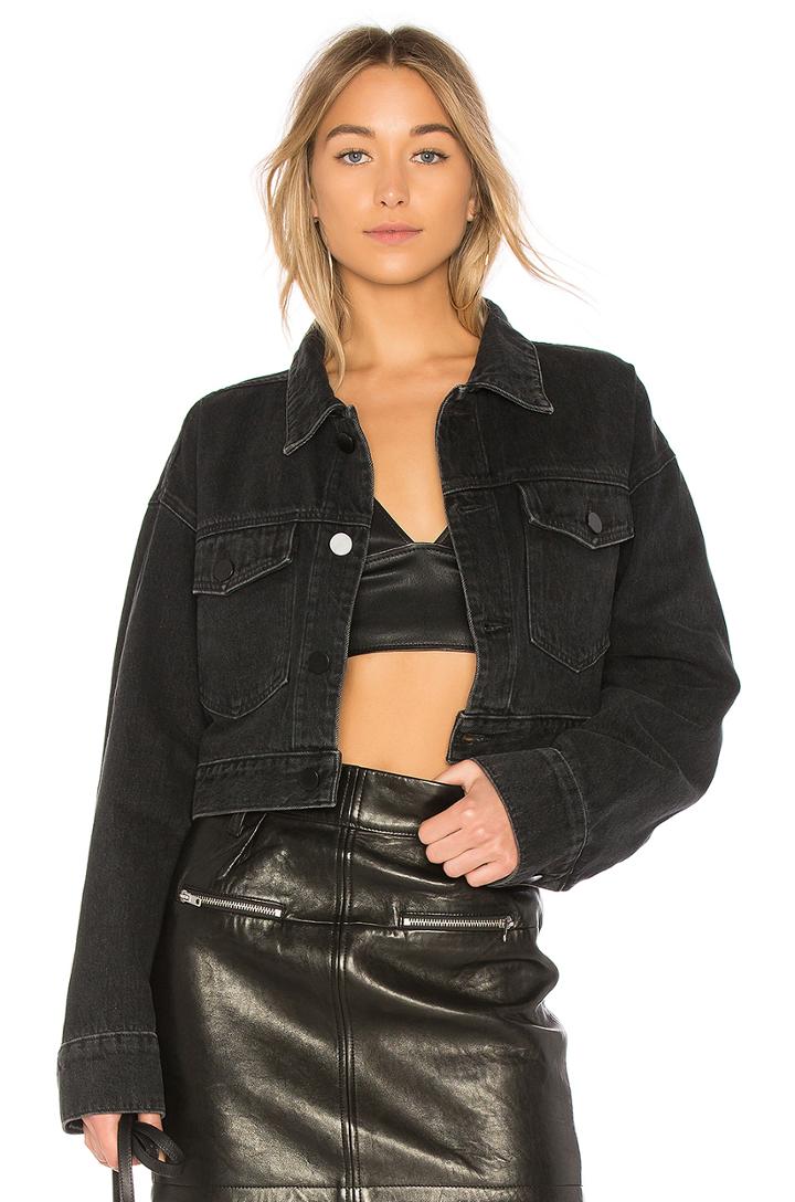 Cropped Oversized Jacket