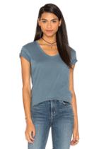 Pima Vintage Pocket V Neck Tee