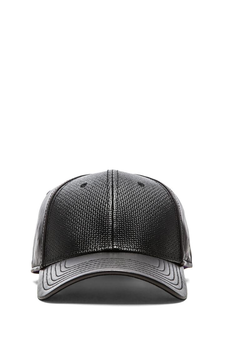 Luxe Carbon Leather Hat