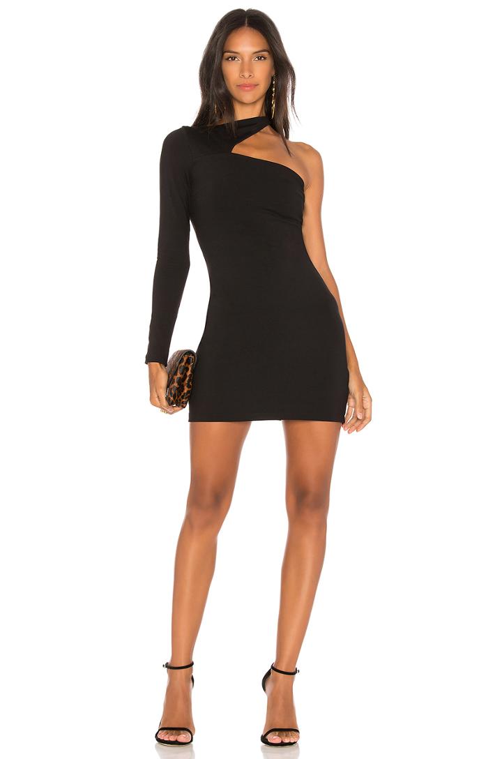 One Sleeve Cut Out Dress