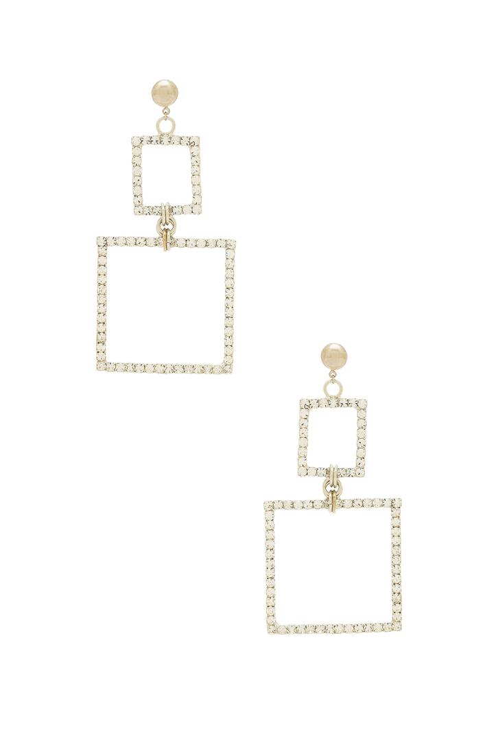 Double Square Earring