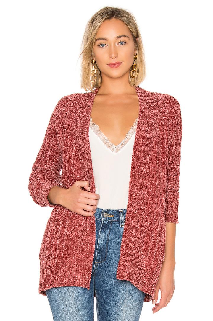 Amber Oversized Chenille Cardigan