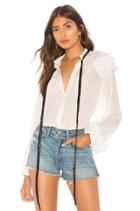 Ruffle Shoulder Top