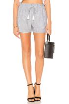 Paperbag Waist Linen Stripe Short