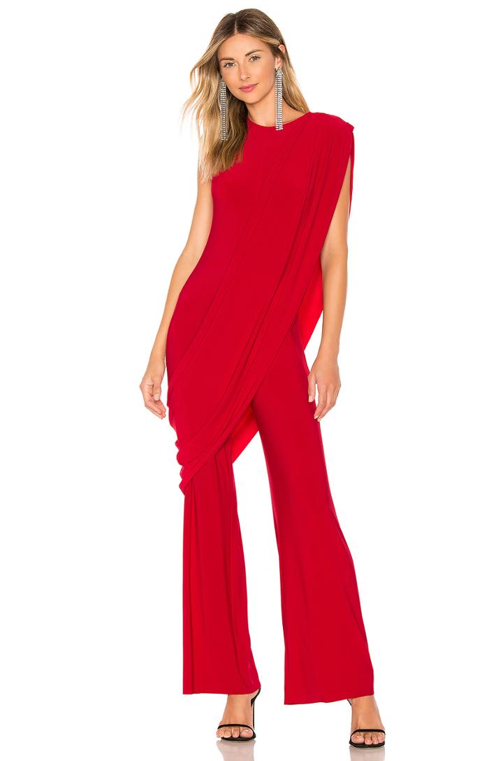 Sleeveless Draped Jumpsuit