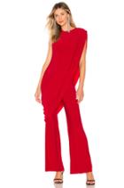 Sleeveless Draped Jumpsuit