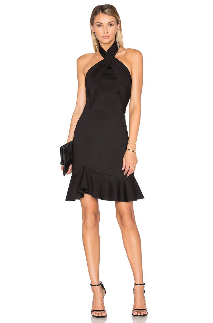 Asymmetric Ruffle Dress