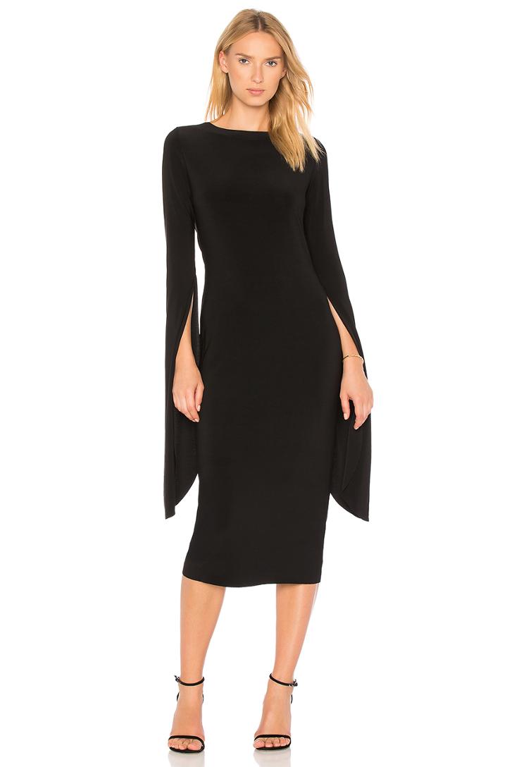 Draped Low Back Dress