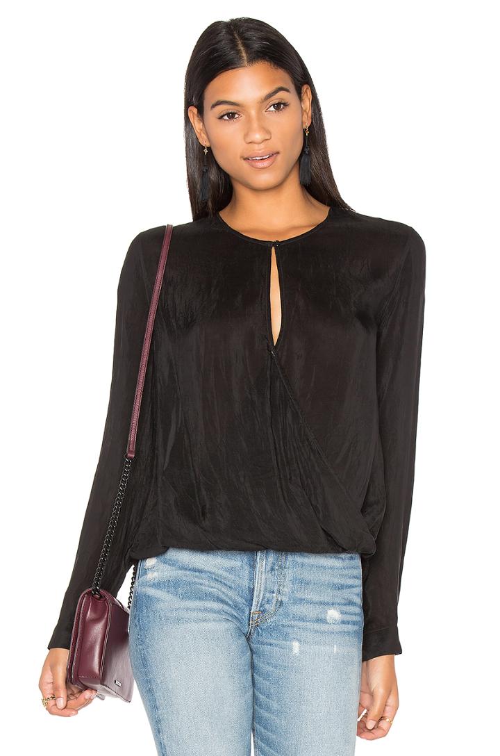 Surplice Key Hole Front Top