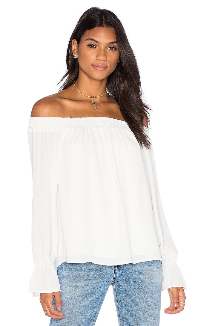 Evangeline Off Shoulder Long Sleeve Top