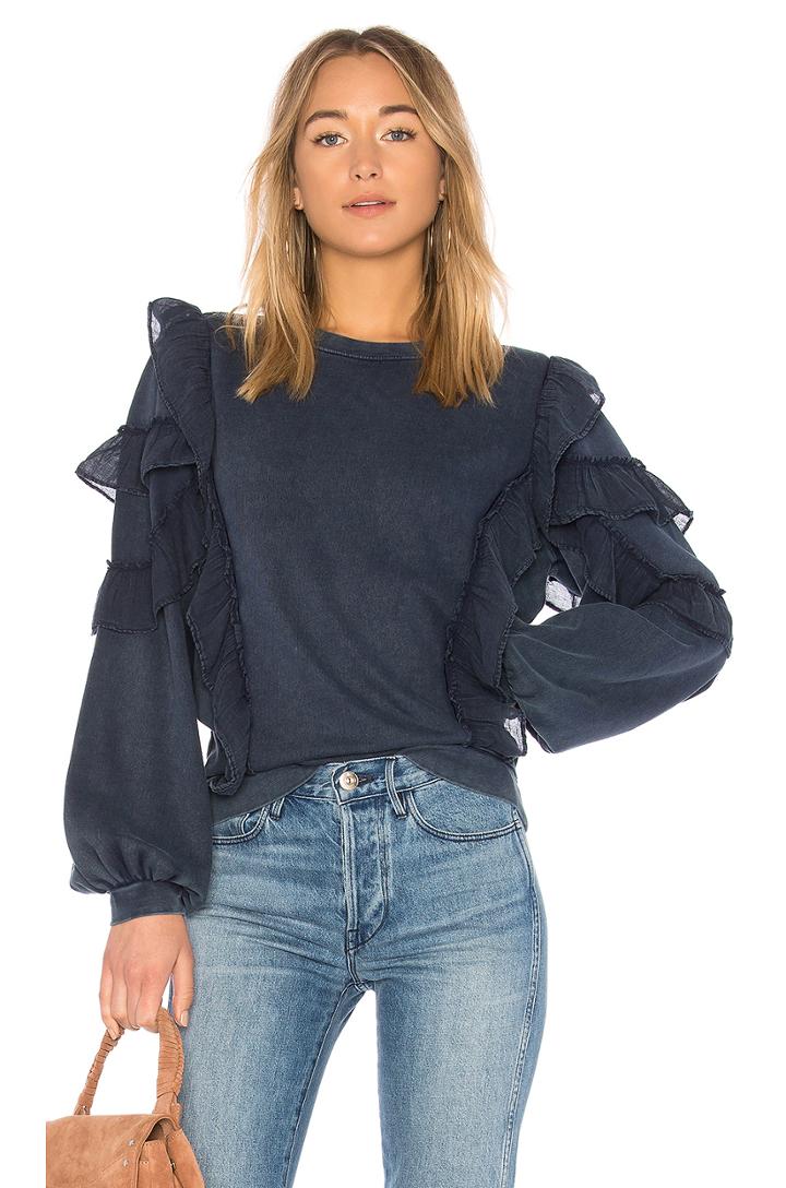 Cat Ruffle Sweater