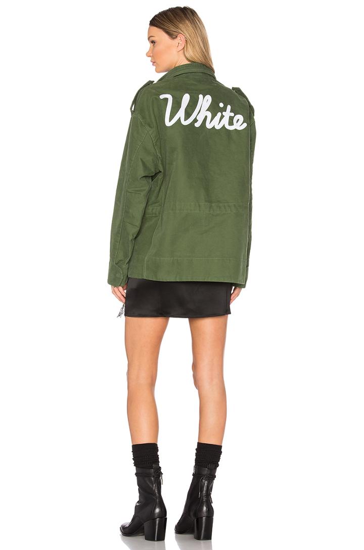 Vintage White M65 Jacket