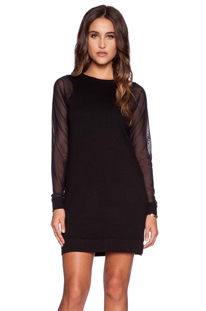 Mesh Sleeve Dress