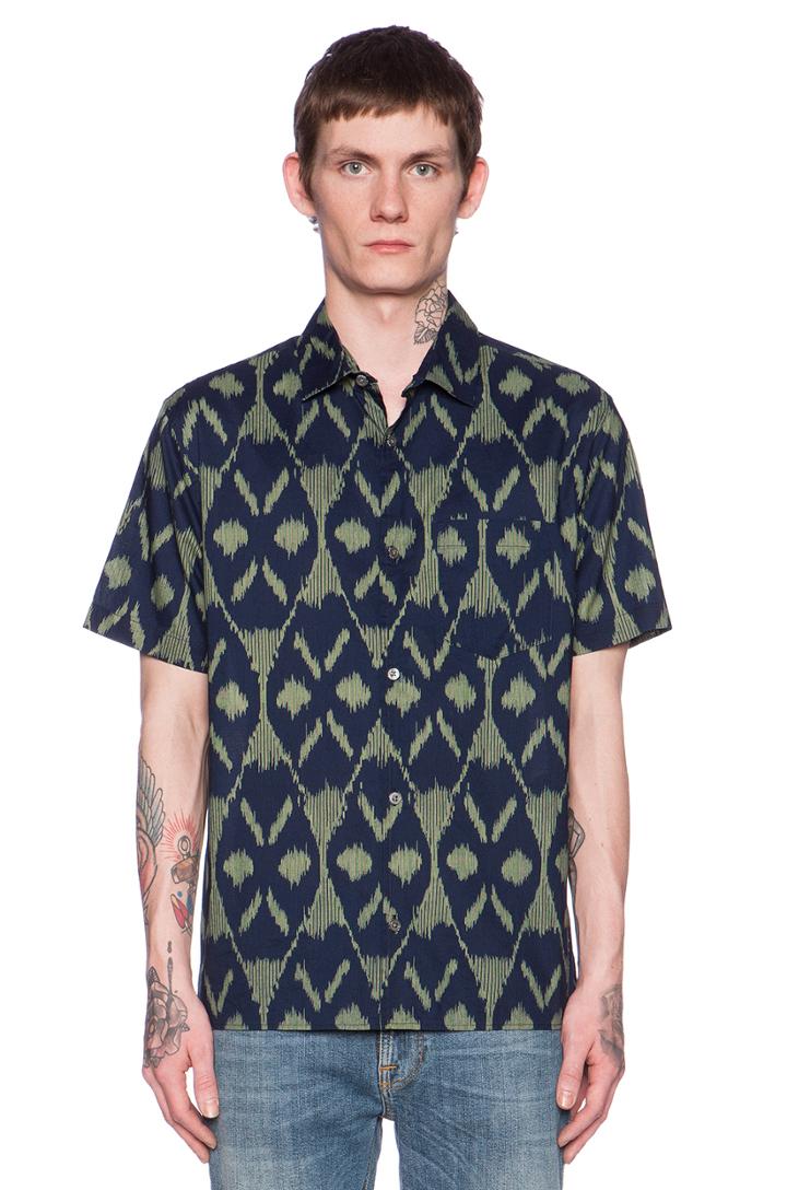 Playa Printed Button Down