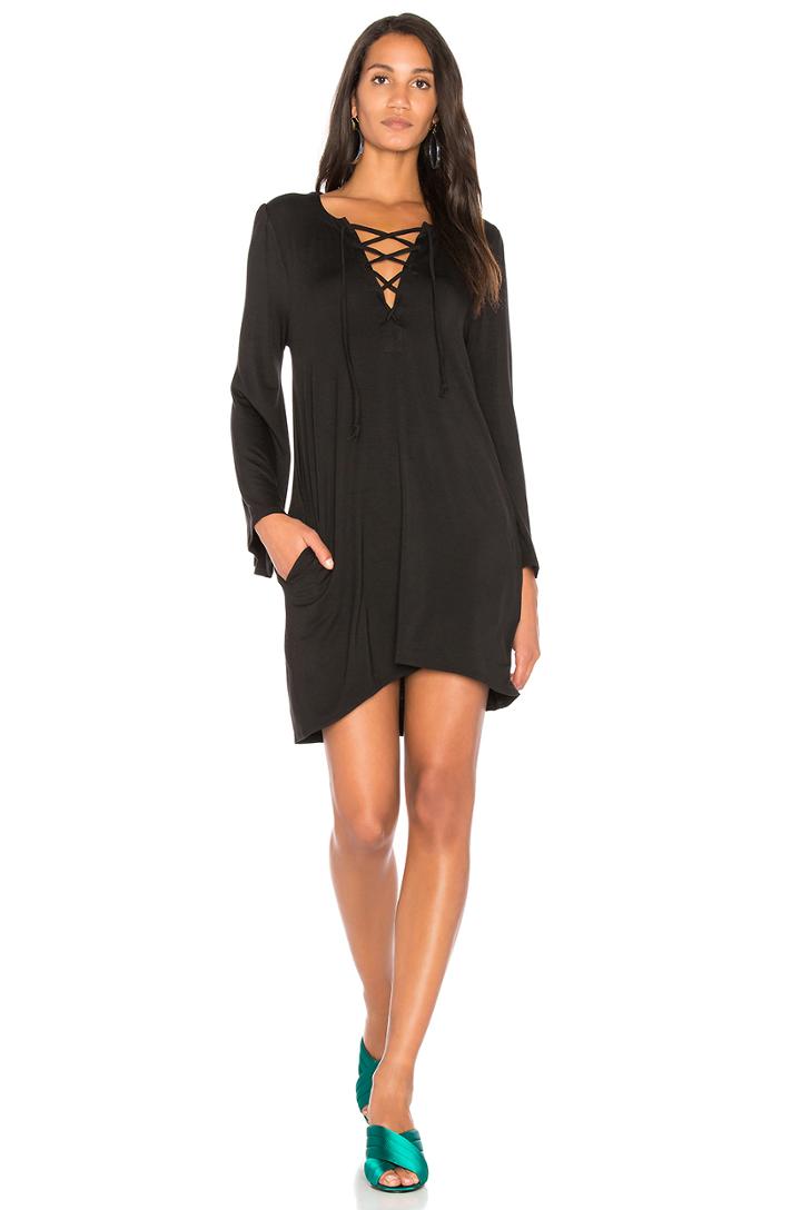 Cool Jersey Lace Up Dress