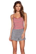 Striped Silk Romper
