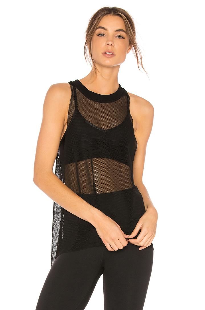 Black Mesh Tank