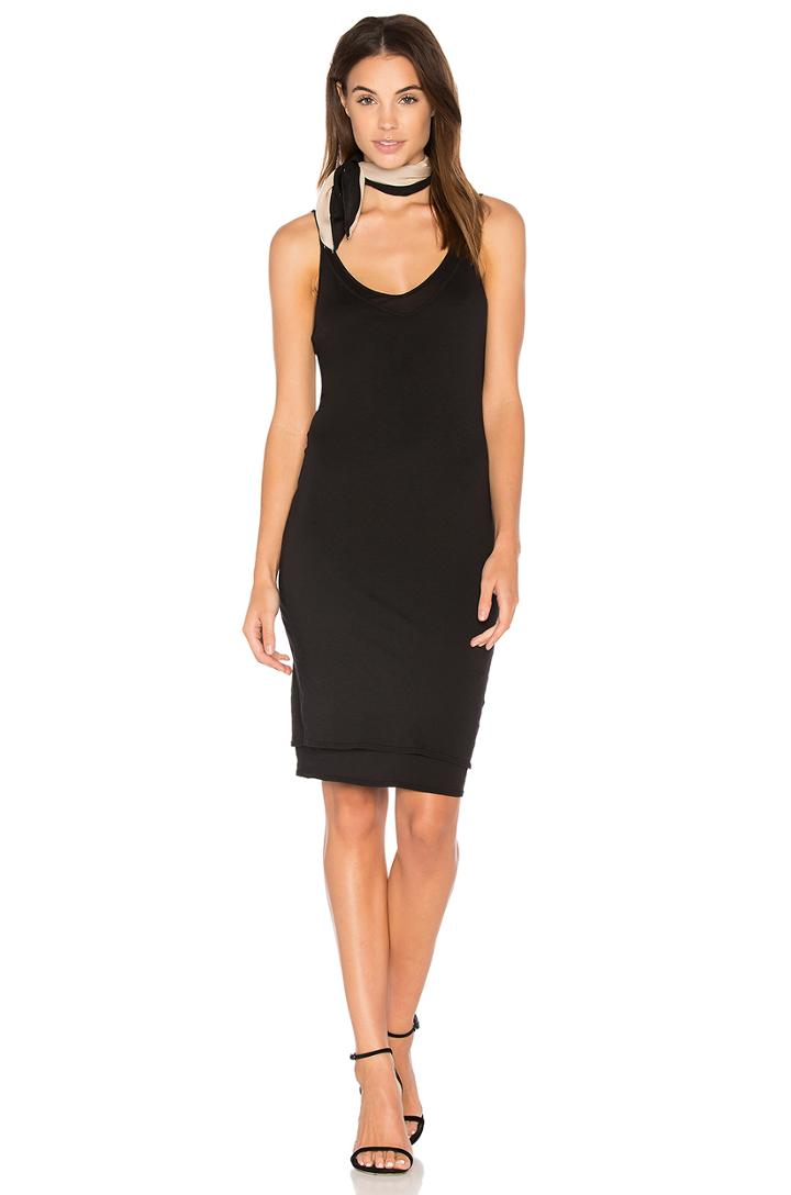 Layered Jersey Tank Dress