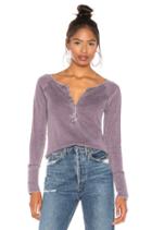 Snap Front Raglan Shirttail Henley