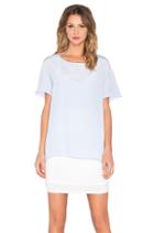 Silk Overlay Tee Dress