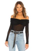 Ramona Mesh Off Shoulder Bodysuit