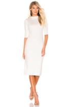 Delora Fitted Mock Neck Dress