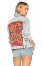 Paisley Quilted Denim Jacket
